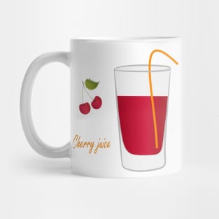 Fruit juice. Mug